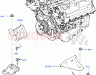 Engine Mounting (Nitra Plant Build) (5.0 Petrol AJ133 DOHC CDA) ((V) FROMM2000001)