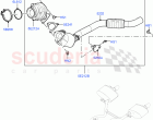 Front Exhaust System (Nitra Plant Build) (3.0L AJ20P6 Petrol High)
