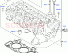 Cylinder Head (2.0L I4 DSL HIGH DOHC AJ200, Halewood (UK), 2.0L I4 DSL MID DOHC AJ…