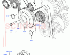 Pulleys And Drive Belts (Solihull Plant Build) (2.0L I4 DSL MID DOHC AJ200, 2.0L I…