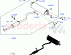 Rear Exhaust System (2.0L AJ20P4 Petrol Mid PTA, Changsu (China), 2.0L AJ20P4 Petr…