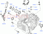 Transmission External Components (6 Speed Auto AWF21 AWD)