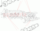 Camshaft (Nitra Plant Build) (3.0L DOHC GDI SC V6 PETROL) ((V) FROMK2000001)