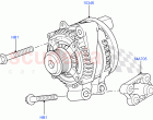 Alternator And Mountings (5.0 Petrol AJ133 DOHC CDA) ((V) FROMM2065457)