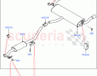 Exhaust System (Rear Section) (2.0L 16V TIVCT T/C 240PS Petrol, Halewood (UK), Wit…