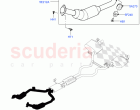 Exhaust System (Front Section) (3.0L DOHC GDI SC V6 PETROL)