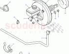 Master Cylinder & Servo (Less Anti-Lock Braking System) ((V) FROM7A000001)