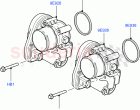 Throttle Housing (3.6L V8 32V DOHC EFi Diesel Lion) ((V) FROMAA000001)