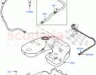 Fuel Tank & Related Parts (Solihull Plant Build) (3.0 V6 Diesel) ((V) FROMHA000001…