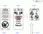 Labels (For Air Bag / Air Conditioning) ((V) FROMAA000001)