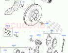 Front Brake Discs And Calipers (Halewood (UK), Front Disc And Caliper Size 16) ((V…