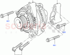 Alternator And Mountings (3.6L V8 32V DOHC EFi Diesel Lion) ((V) FROMAA000001)