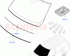 Windscreen/Inside Rear View Mirror (Armoured) ((V) FROMEA000001)