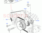Pulleys And Drive Belts (Primary Drive) (5.0 Petrol AJ133 DOHC CDA, With Four Corn…