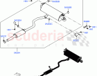 Rear Exhaust System (2.0L AJ20P4 Petrol Mid PTA, Itatiaia (Brazil), 2.0L AJ20P4 Pe…