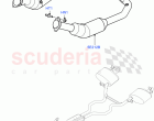 Exhaust System (Front Section) (5.0L OHC SGDI SC V8 Petrol - AJ133) ((V) TOHA99999…