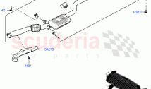 Rear Exhaust System (3.0L AJ20P6 Petrol High)