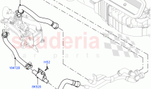 Heater Hoses (Solihull Plant Build) (3.0 V6 D Low MT ROW, With Fuel Fired Heater, &hellip;