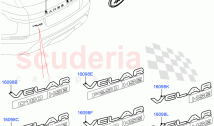 Name Plates (Rear) (Version - Core, Trunk Badge - R Dynamic HSE, Trunk Badge-HSE, &hellip;