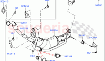 Front Exhaust System (Solihull Plant Build) (3.0 V6 D Gen2 Twin Turbo, Japan Requi&hellip;