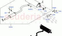 Rear Exhaust System (2.0L AJ20P4 Petrol E100 PTA, Halewood (UK), 2.0L AJ20P4 Petro&hellip;