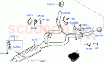 Rear Exhaust System (Nitra Plant Build) (3.0L AJ20P6 Petrol High) ((V) FROMM200000&hellip;