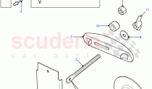 Spare Wheel Carrier (With Bulkhead Mounted Carrier) ((V) FROM7A000001)