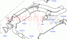 Exhaust System (Front) (4.4L DOHC DITC V8 Diesel, Stage V Plus DPF, With Diesel Pa&hellip;