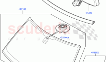 Windscreen/Inside Rear View Mirror (Less Armoured) ((V) FROMAA000001)
