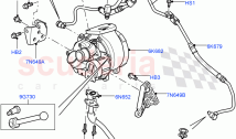 Turbocharger (RH) (3.6L V8 32V DOHC EFi Diesel Lion) ((V) FROMAA000001)
