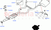 Rear Exhaust System (2.0L AJ200P Hi PHEV) ((V) FROMJA000001)