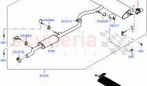 Rear Exhaust System (2.0L AJ20P4 Petrol E100 PTA, Itatiaia (Brazil), With 3rd Row &hellip;