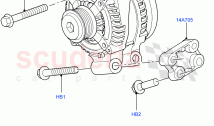 Alternator And Mountings (3.0L DOHC GDI SC V6 PETROL) ((V) FROMEA000001)