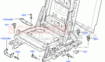 Rear Seat Frame (Row 3) (With 7 Seat Configuration) ((V) FROMAA000001)