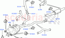 Rear Exhaust System (3.0 V6 Diesel, Proconve L6 Emissions, Stage V Plus DPF, L6 Di&hellip;