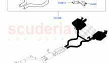 Rear Exhaust System (3.0L DOHC GDI SC V6 PETROL) ((V) TOEA309009)