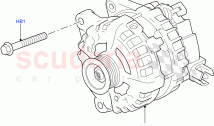 Alternator And Mountings (Solihull Plant Build) (2.0L I4 DSL MID DOHC AJ200, 2.0L &hellip;