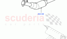 Front Exhaust System (Nitra Plant Build) (5.0 Petrol AJ133 DOHC CDA, Proconve L6 E&hellip;
