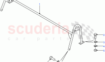 Soft Top Front Seat Anchorage Rail (Soft Top) ((V) FROM7A000001)