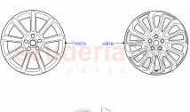 Wheels (Stealth Pack) (With Black Gloss Grille) ((V) FROMEA000001, (V) TOHA999999)