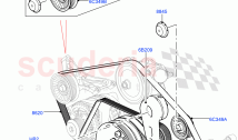 Pulleys And Drive Belts (Primary Drive) (5.0L P AJ133 DOHC CDA S/C Enhanced, With &hellip;