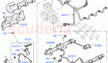 Fuel Injectors And Pipes (4.4L DOHC DITC V8 Diesel) ((V) FROMBA000001)