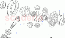 Crownwheel And Pinion (Axle Differential - Front 4 Pin) ((V) FROM7A000001)