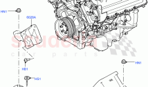 Engine Mounting (Nitra Plant Build) (5.0 Petrol AJ133 DOHC CDA) ((V) FROMM2000001)