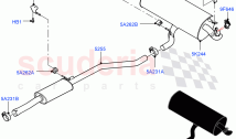 Rear Exhaust System (1.5L AJ20P3 Petrol High, Halewood (UK)) ((V) FROMMH000001)