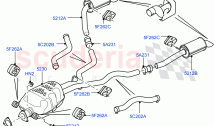 Rear Exhaust System (3.0 V6 Diesel, Euro Stage 4 Emissions) ((V) FROMAA000001)