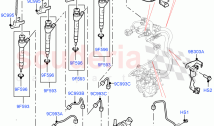 Fuel Injectors And Pipes (Nitra Plant Build) (2.0L I4 DSL HIGH DOHC AJ200) ((V) FR&hellip;