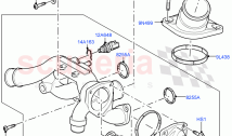 Thermostat/Housing & Related Parts (AJ Petrol 4.2 V8 Supercharged)