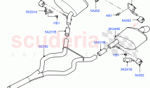 Rear Exhaust System (3.0 V6 D Low MT ROW) ((V) TOHA999999)
