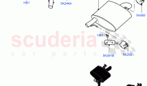 Exhaust System (Rear Section) (3.0L DOHC GDI SC V6 PETROL) ((V) FROMEA134601, (V) &hellip;